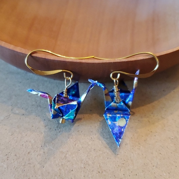 Jewelry - Hand Made Origami Earrings